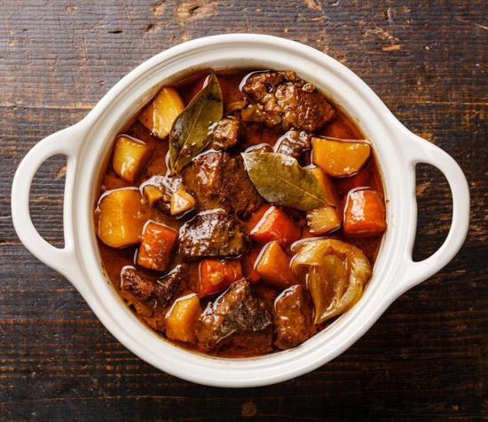 Sauté de boeuf au coulis de légumes