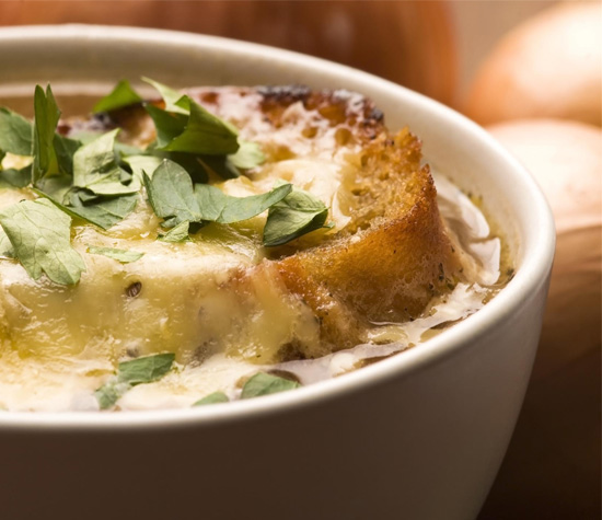 Onion Soup au gratin